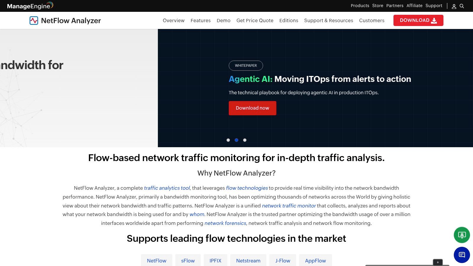 SolarWinds NetFlow Traffic Analyzer